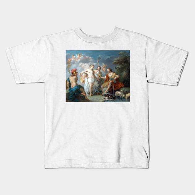 Étienne Jeaurat The Judgment of Paris Kids T-Shirt by pdpress